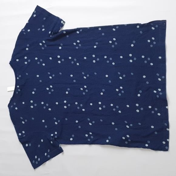 NWT Madewell Softfade Indigo Dots Tee - Picture 5 of 9